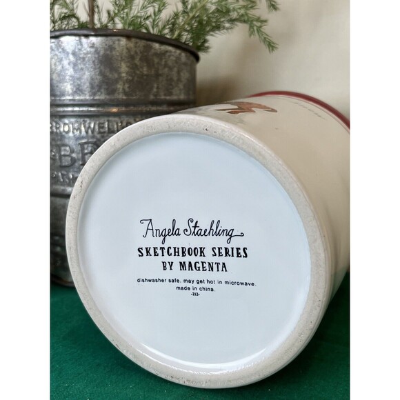 Christmas Canister Over the Hills of Snow Angela Staehling Series by Magenta - Picture 6 of 6